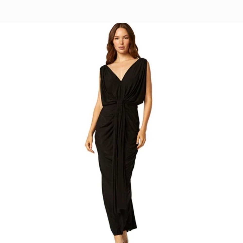 Misa Los Angeles Black Maxi Dress Xs Can Fit To M NWOT